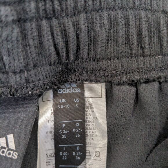 Adidas Joggers Sweatpants Mens Size Small Black Pockets Logo - Picture 11 of 12